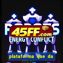 plataforma que da para depositar 1 real
